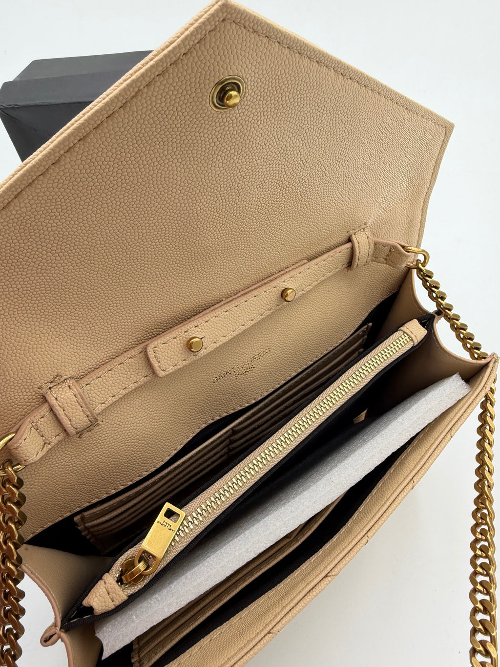 Pochette laury 23cm beige
