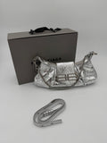 Borsa bale 25cm argento
