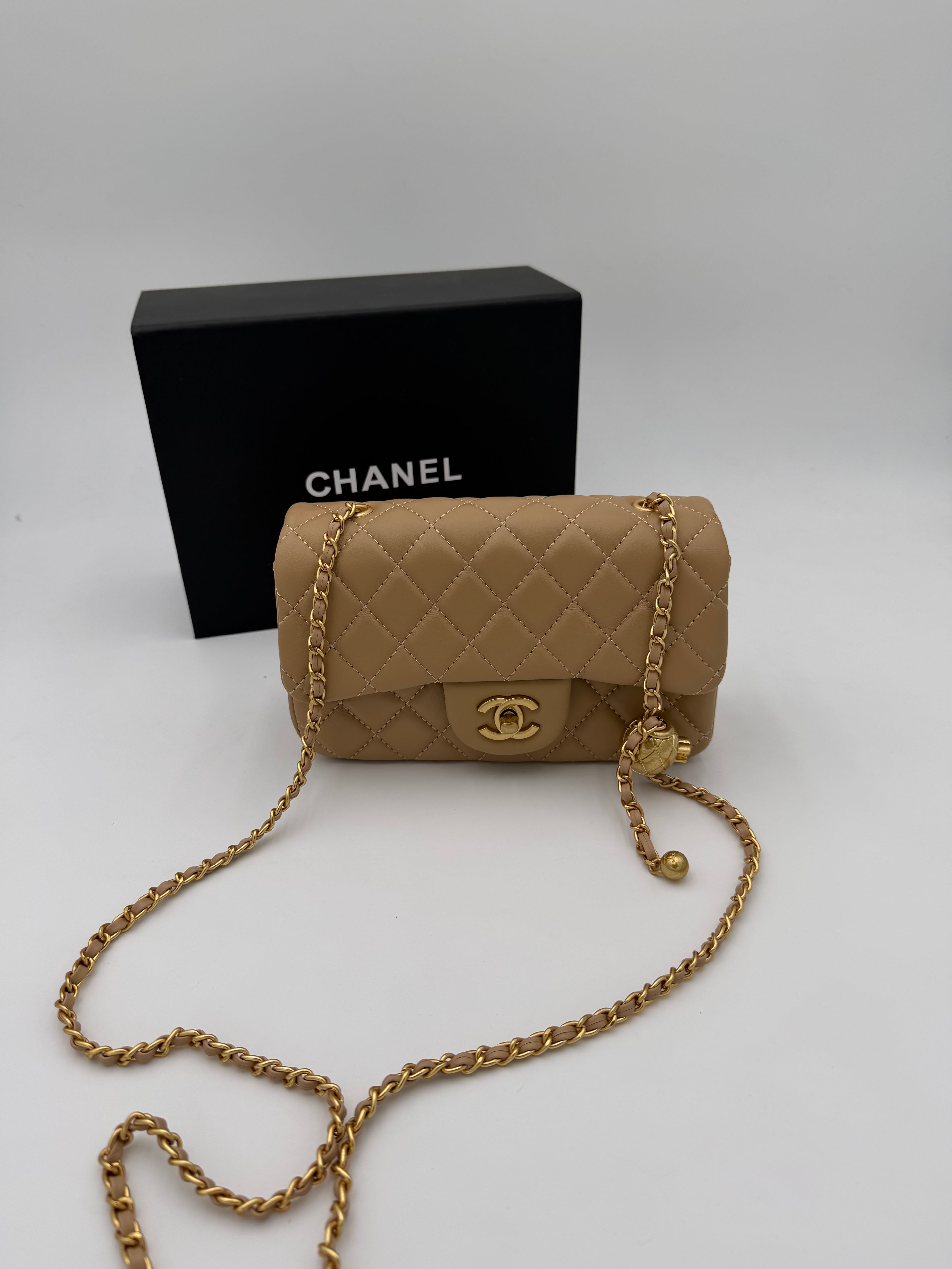 Borsa chany beige 20cm