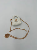 Mini borsetta cc white