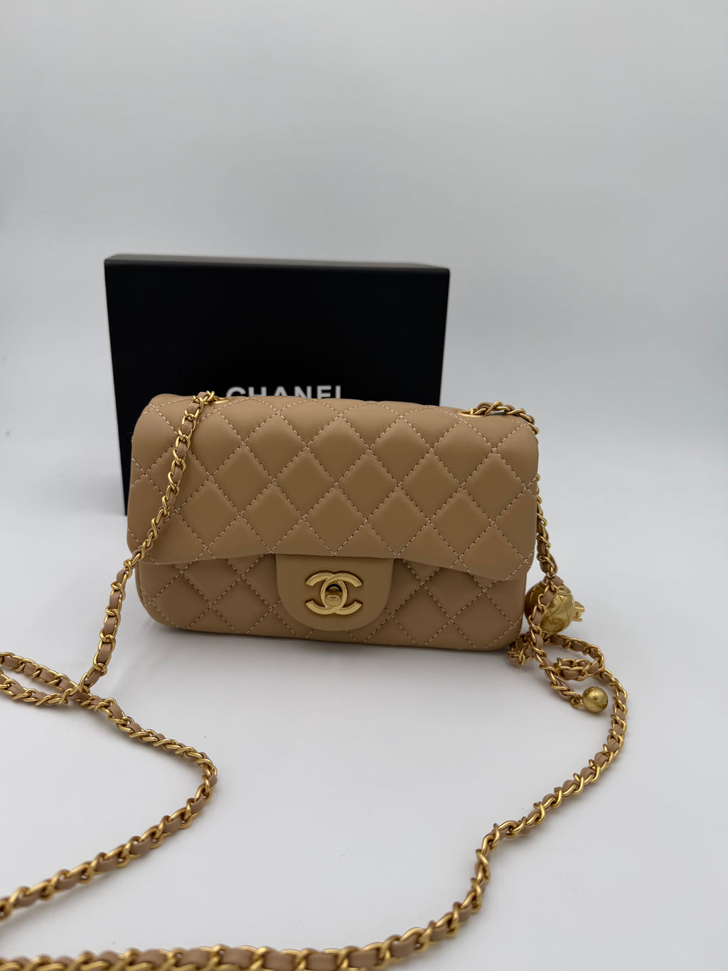 Borsa chany beige 20cm