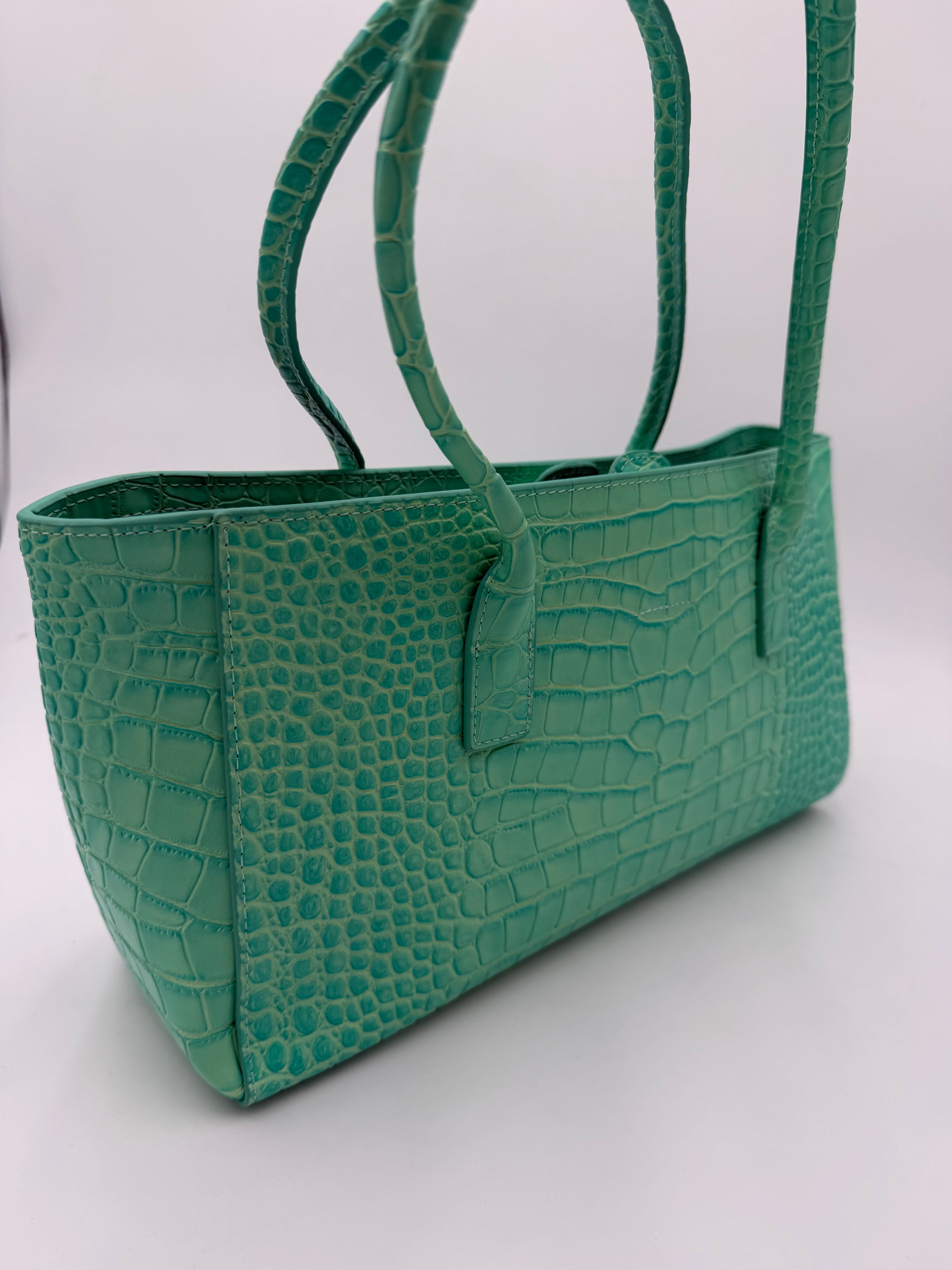 Borsa chany verde acqua 37cm
