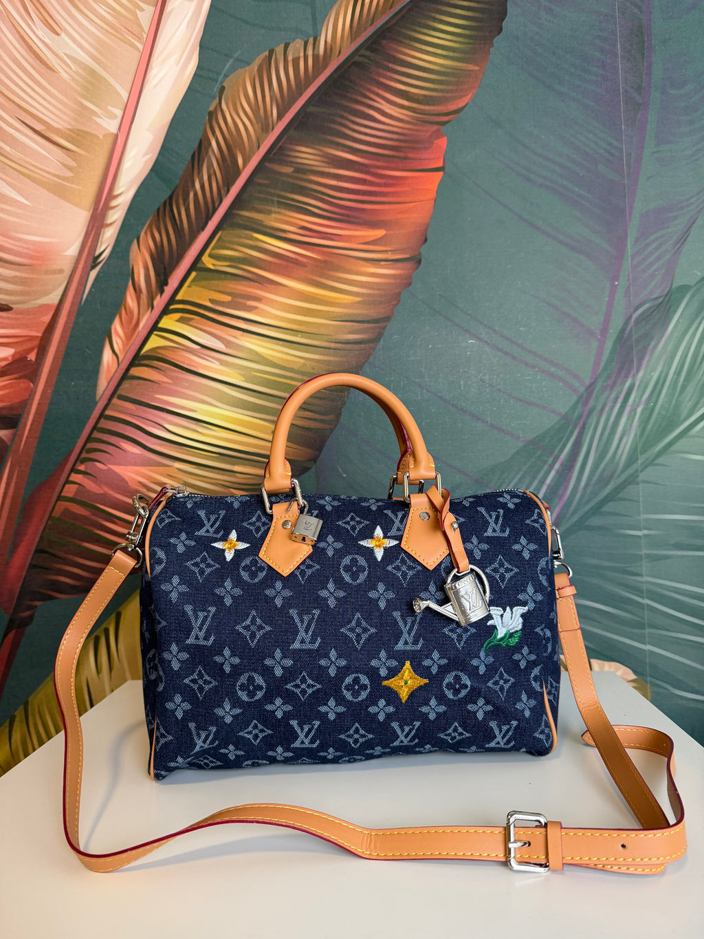 Baule 30 cm denim scuro