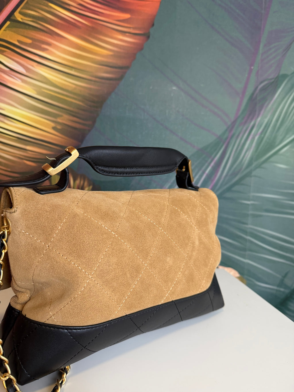 Borsa camoscio chan