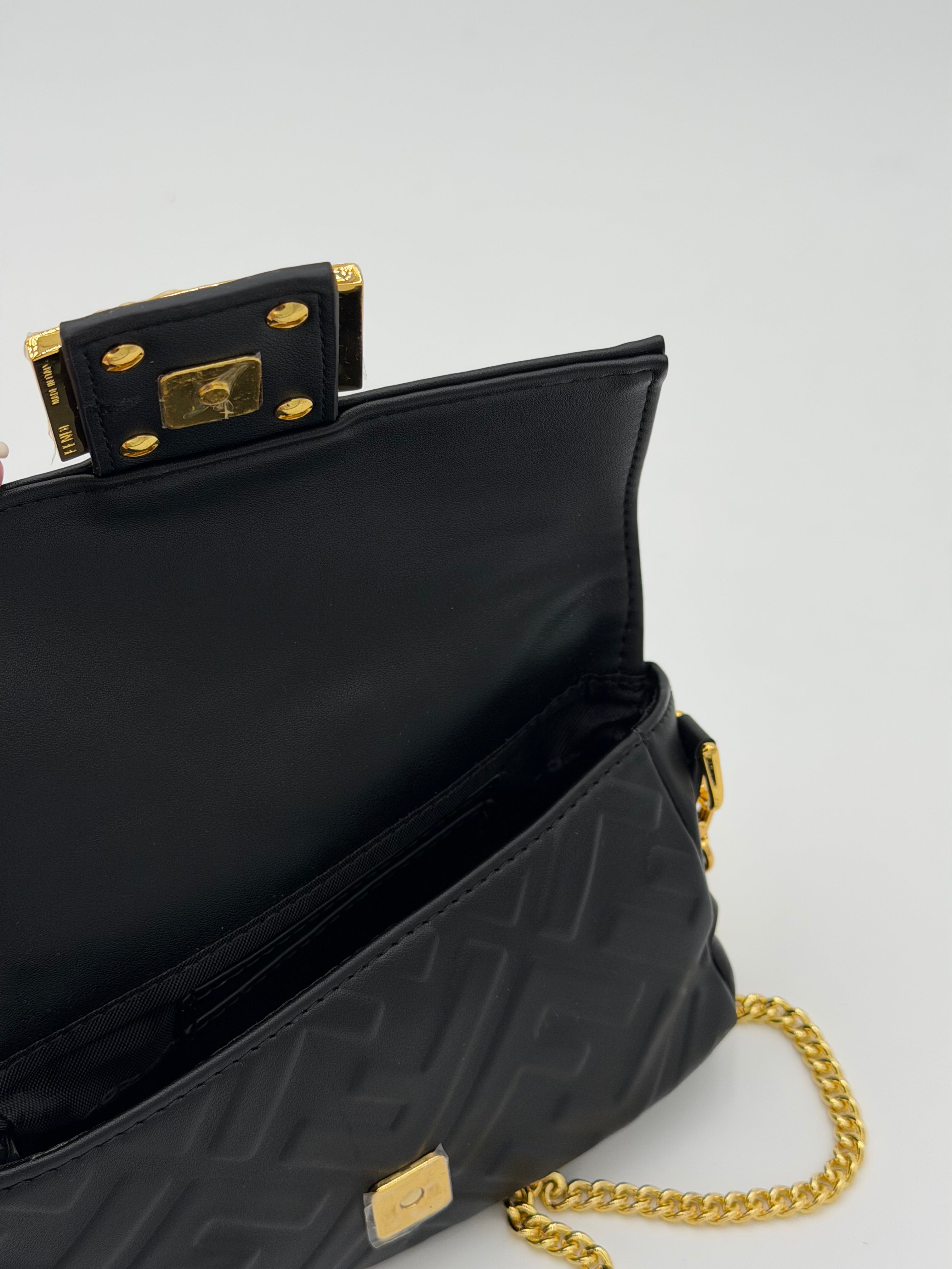 Borsa mini baguette black