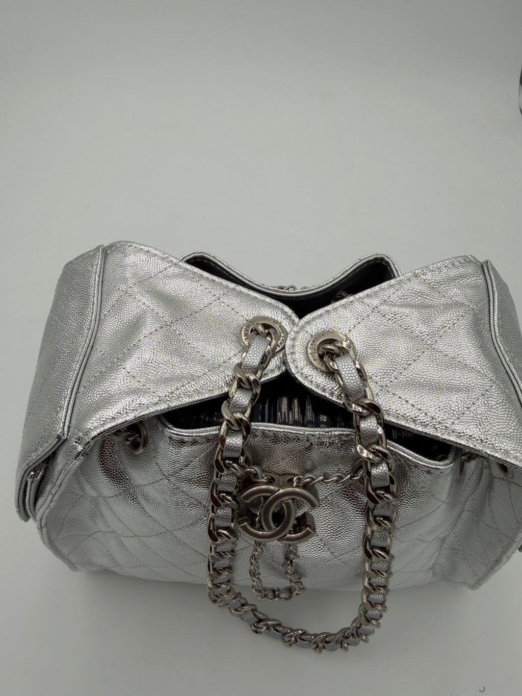 Borsa chany argento big