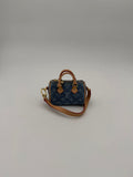 Portachiavi/charm denim bauletto
