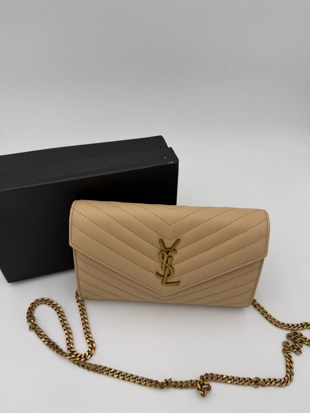 Pochette laury 23cm beige