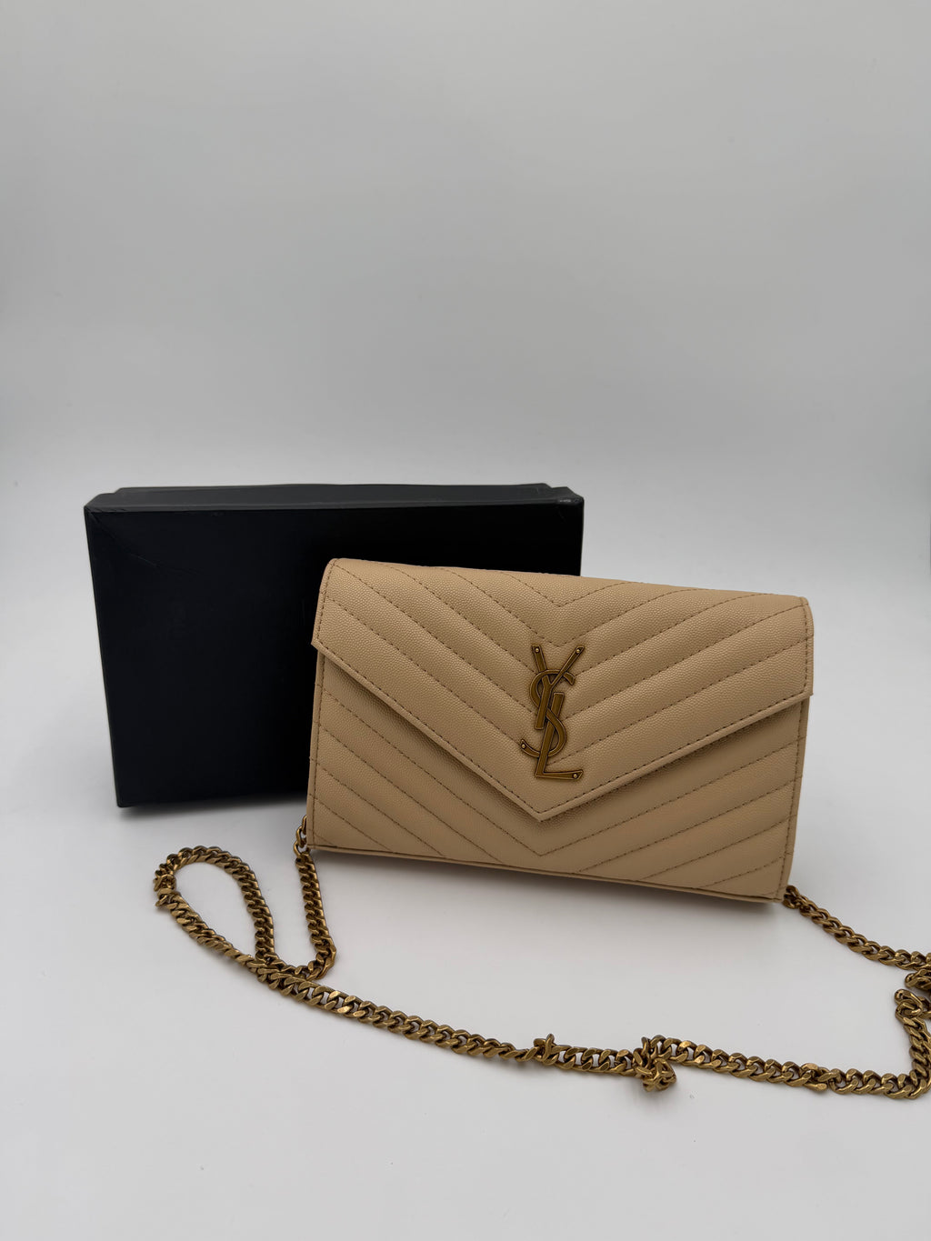Pochette laury 23cm beige