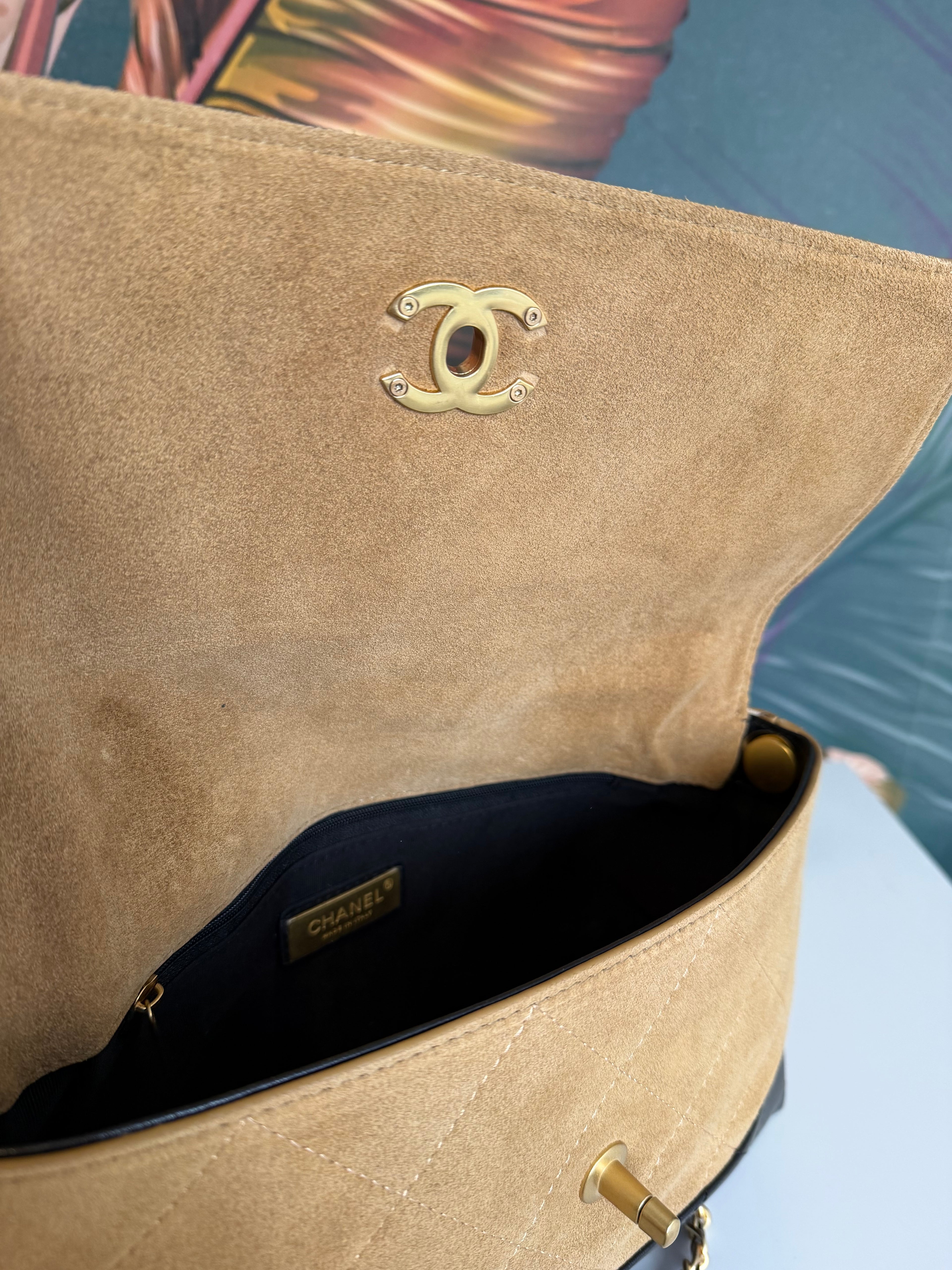 Borsa camoscio chan