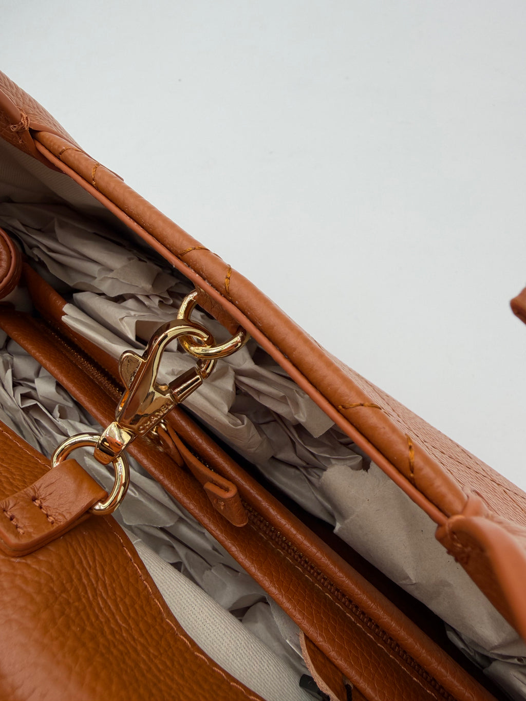 Borsa chardonnay 30 cm camel