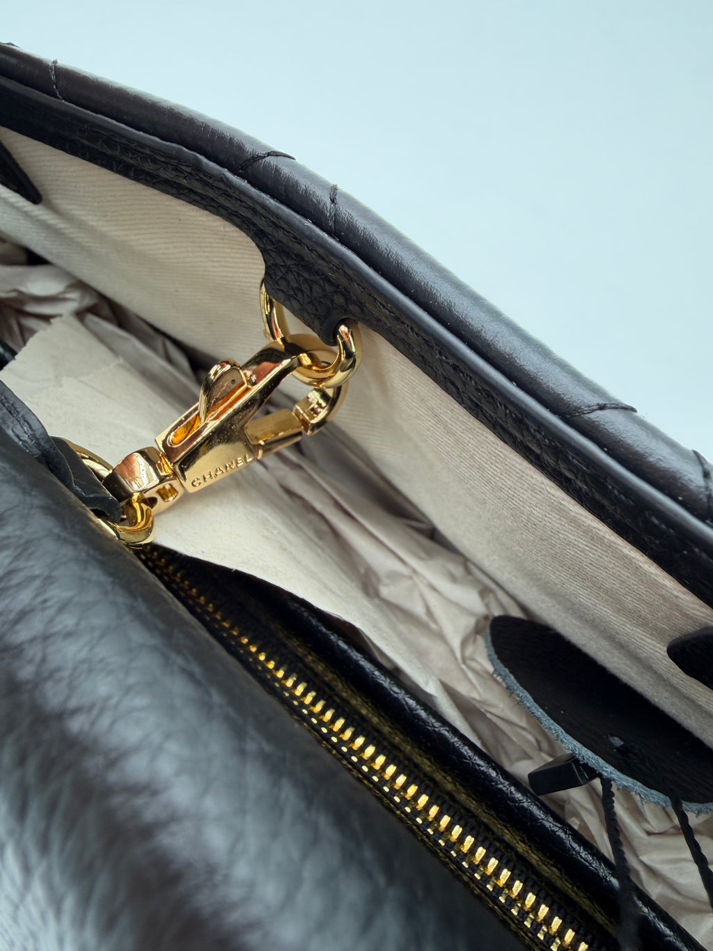 Borsa chardonnay black 30cm
