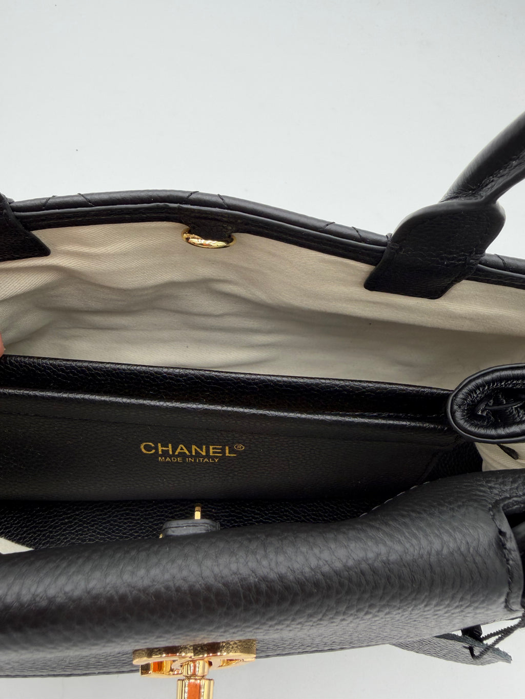Borsa chardonnay black 30cm