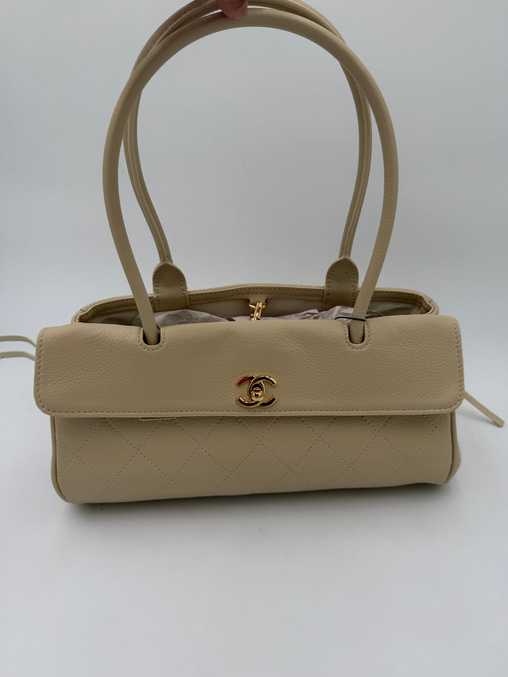 Borsa chardonnay 30 cm crema