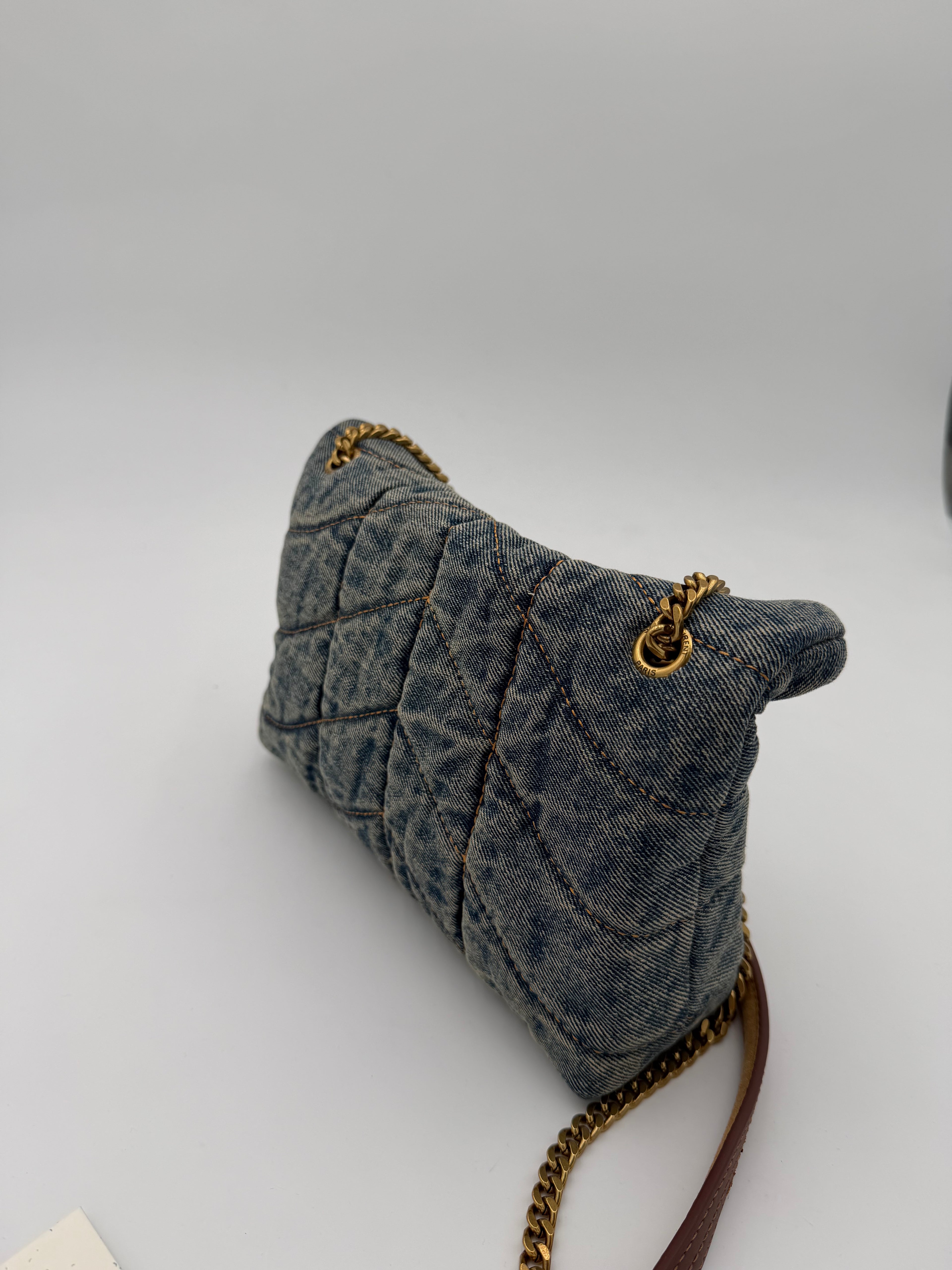 Mini Puffer denim 20 cm