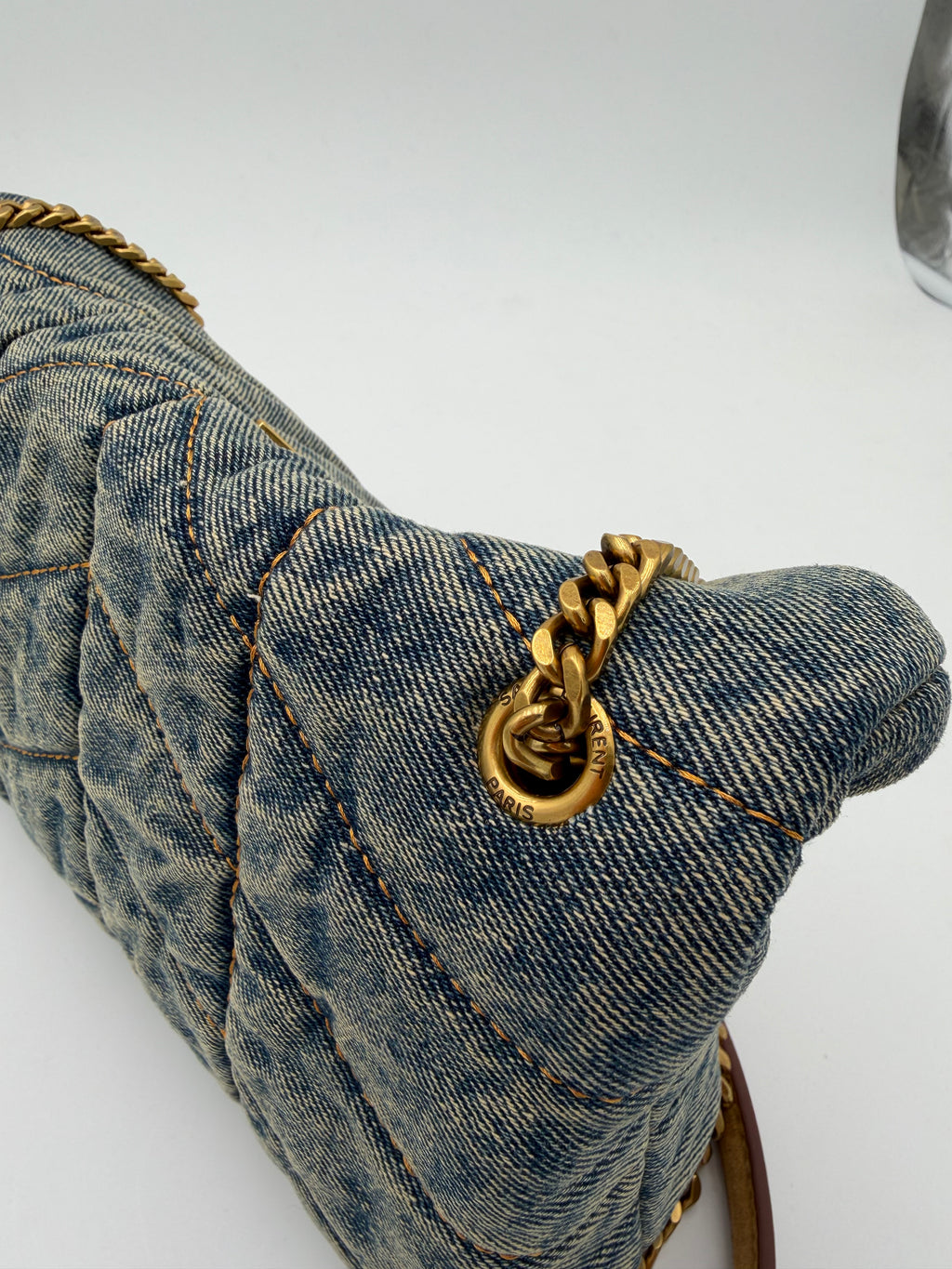 Mini Puffer denim 20 cm