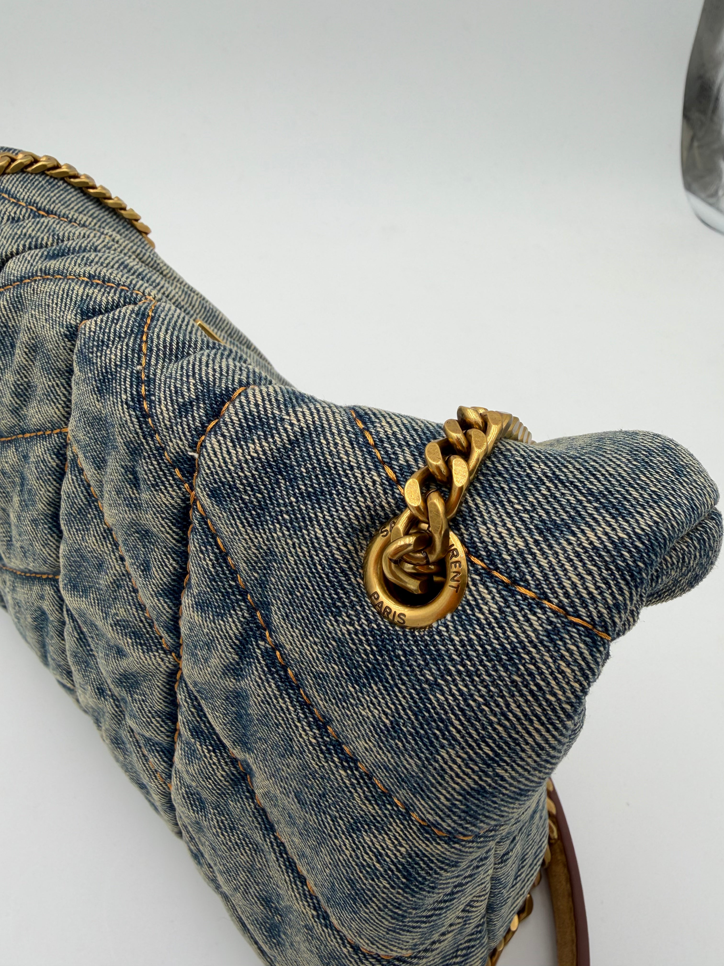 Mini Puffer denim 20 cm
