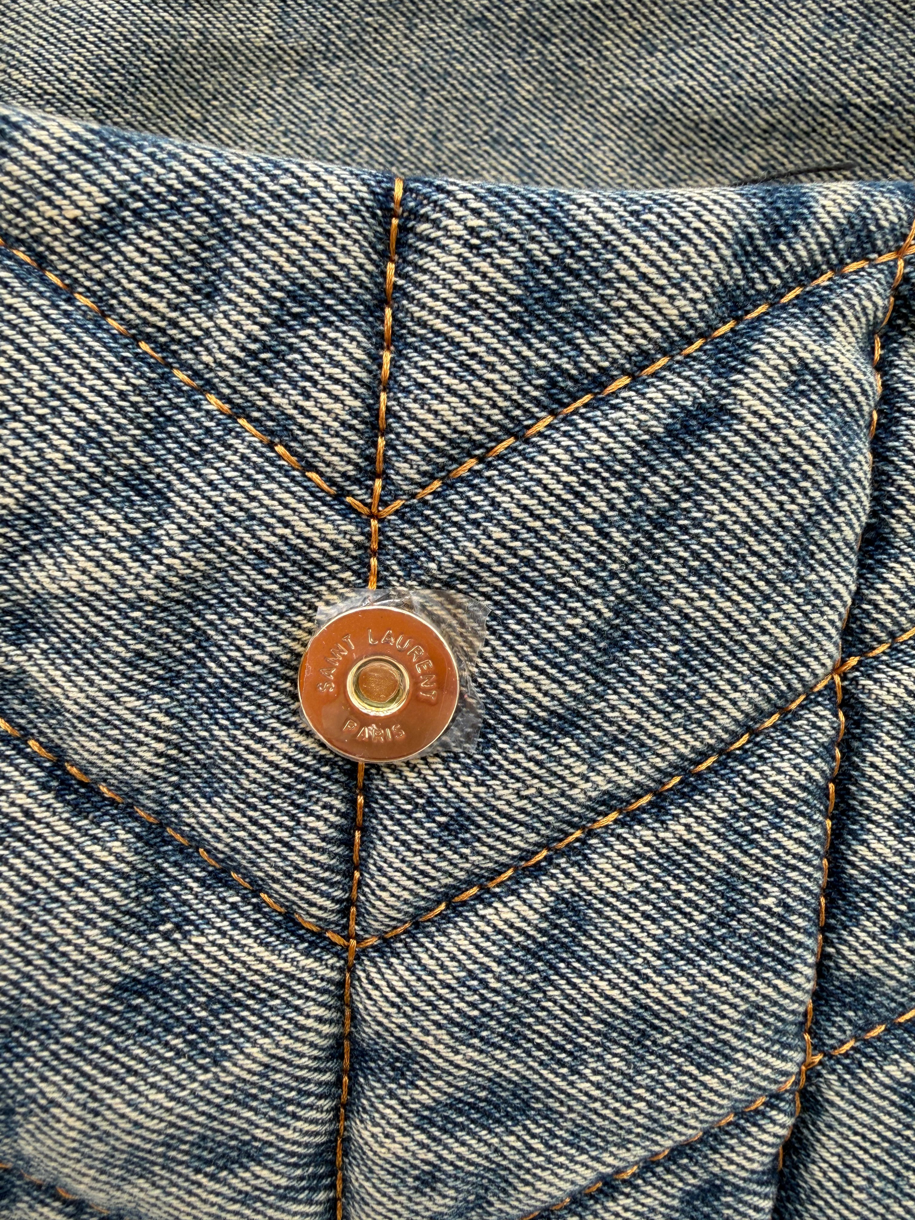 Mini Puffer denim 20 cm