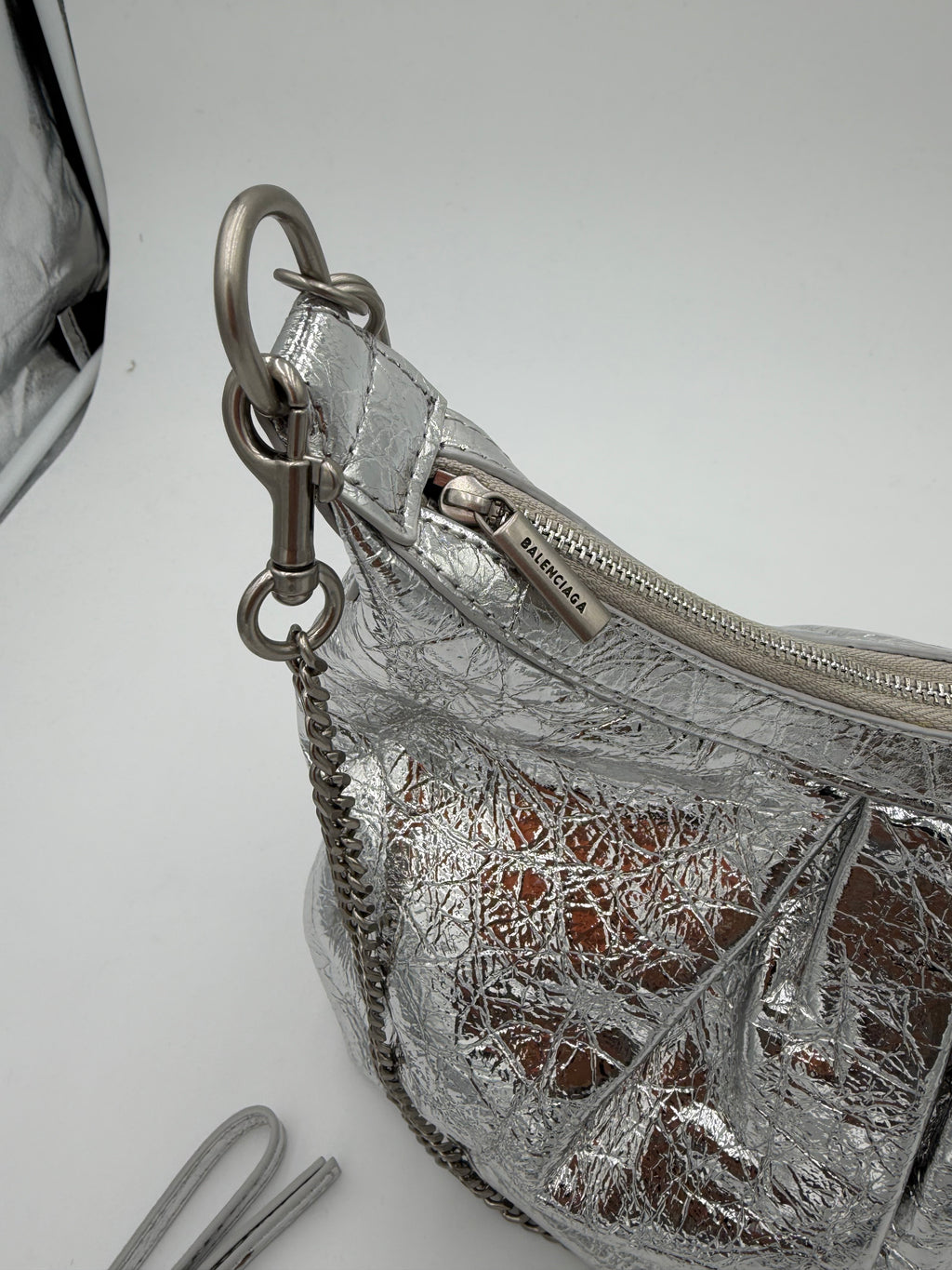 Borsa big Bale Silver 40 cm
