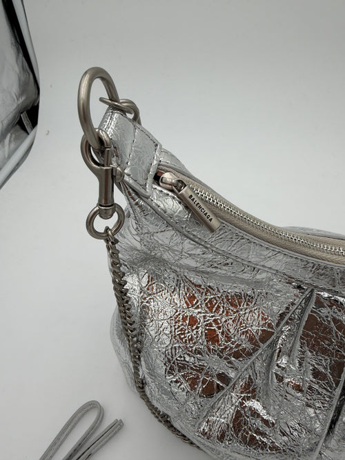 Borsa big Bale Silver 40 cm