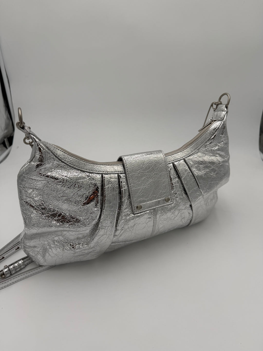 Borsa big Bale Silver 40 cm