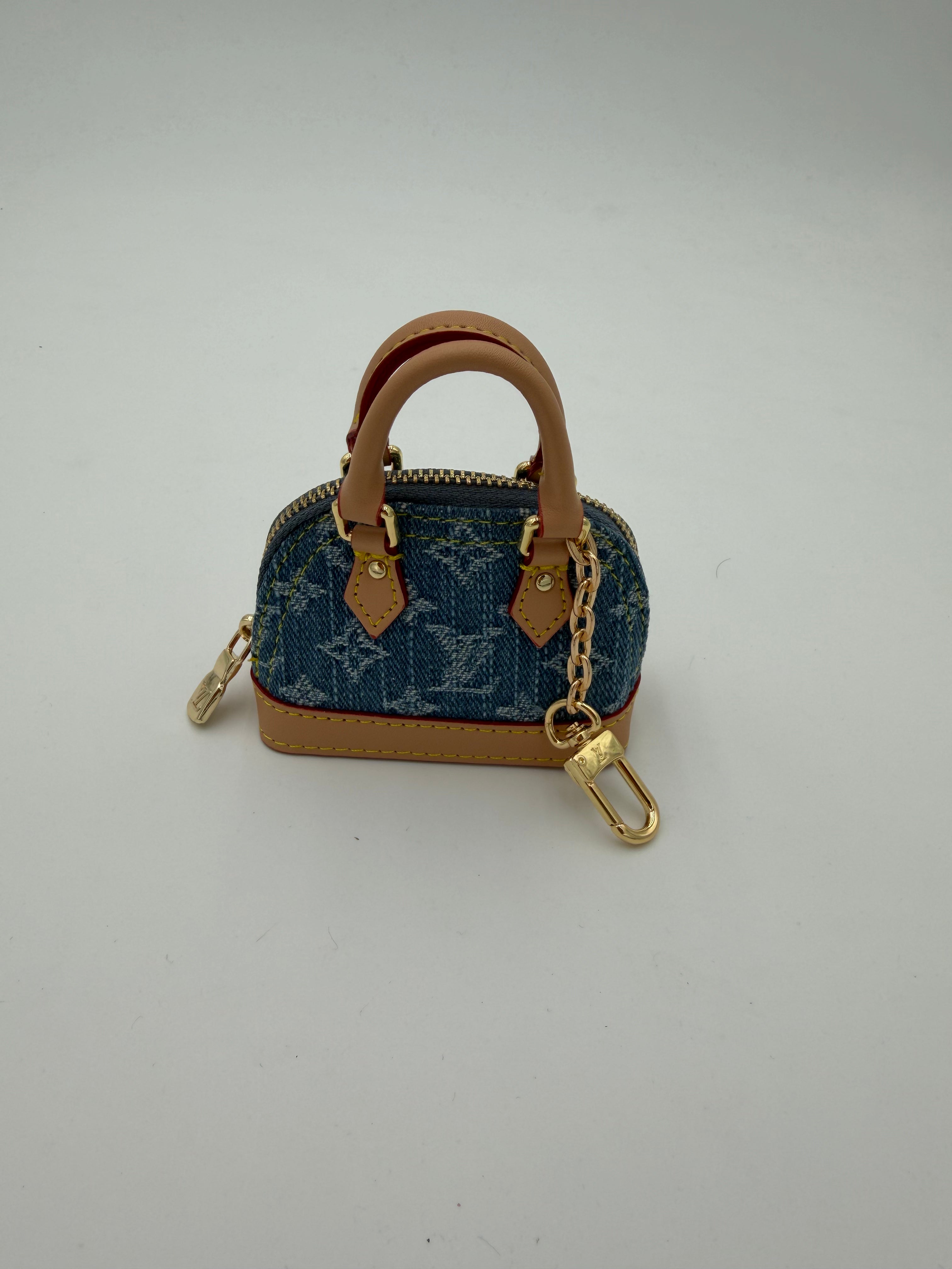 Portachiavi/charm baby Alma denim