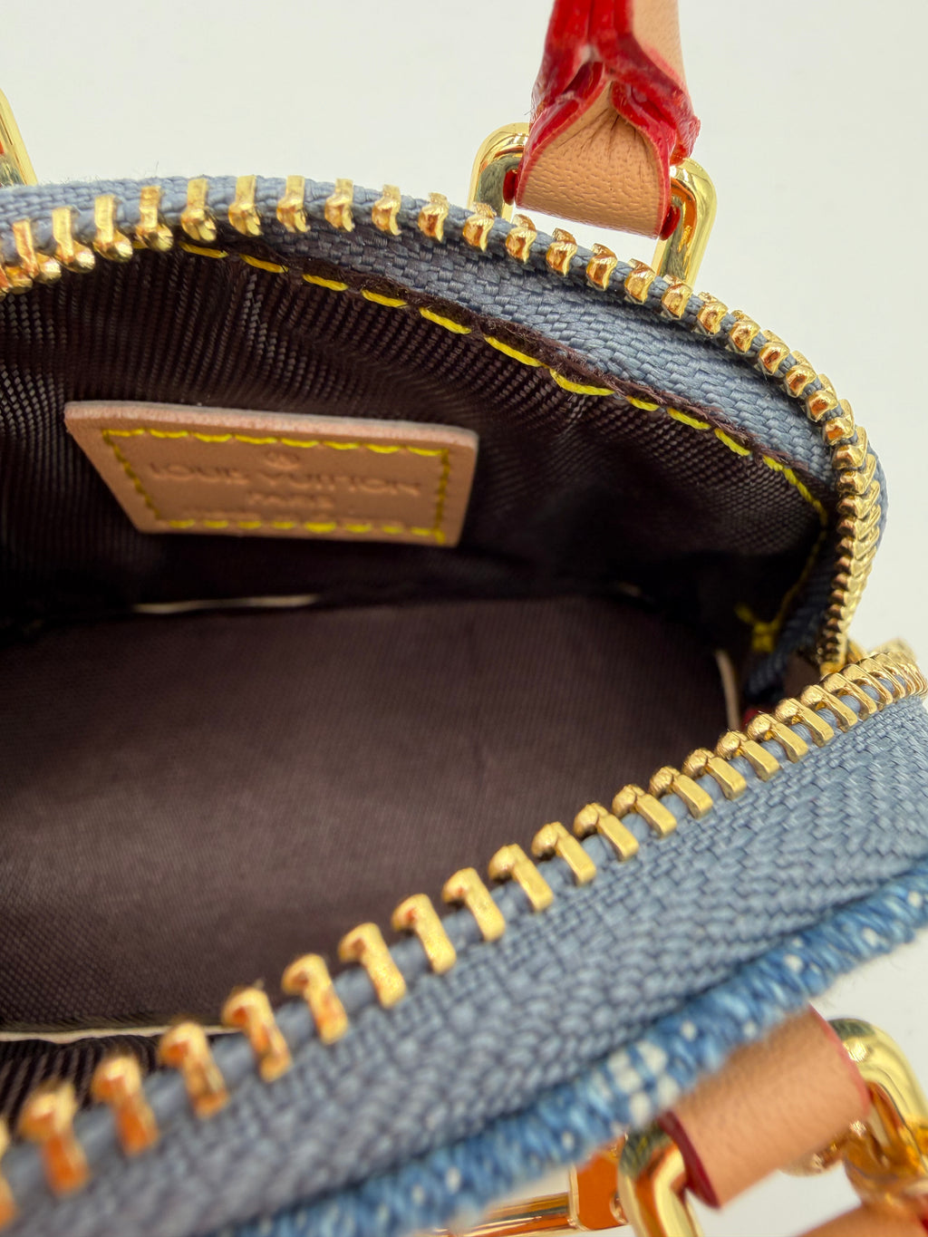 Portachiavi/charm baby Alma denim